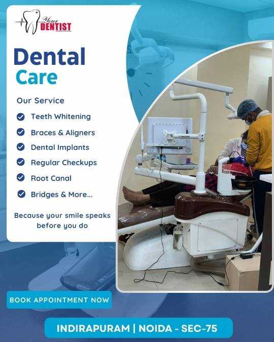 teeth whitening in indirapuram